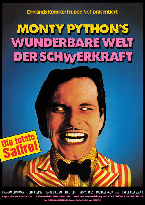 Filmplakat Monty Python's wunderbare Welt der Schwerkraft